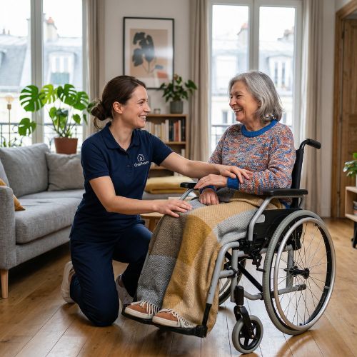 Aide domicile personnes handicape